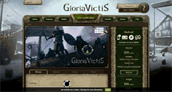 Desktop Screenshot of gloriavictisgame.com